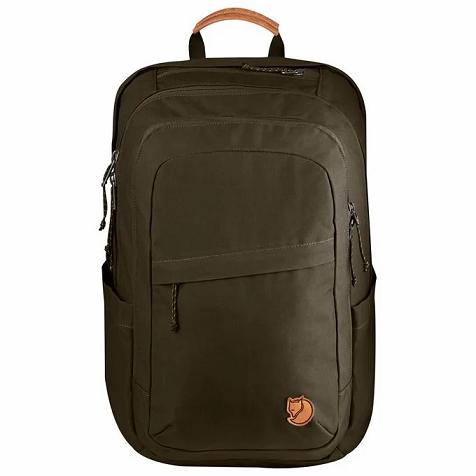 Fjallraven Räven 28 Hátizsák Budapest - Sötét Olivazöld Táska Sötét Olivazöld WBG456820